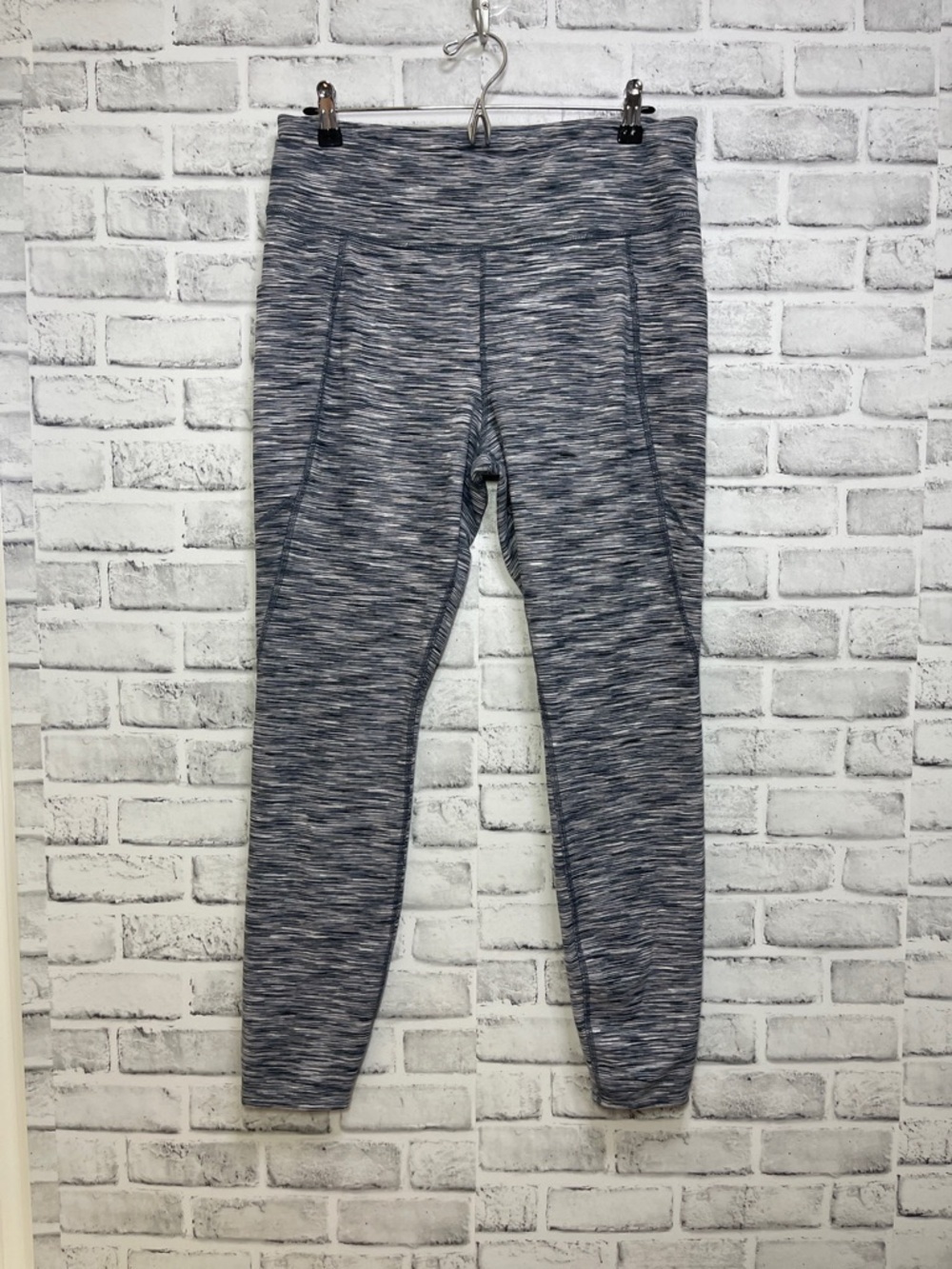 Athletic Works Heathered Black and White Active Leggings